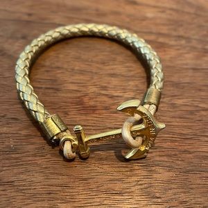 Kiel James Patrick golden rope bracelet
